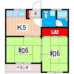 鈴の宮ﾏﾝｼｮﾝの物件間取画像